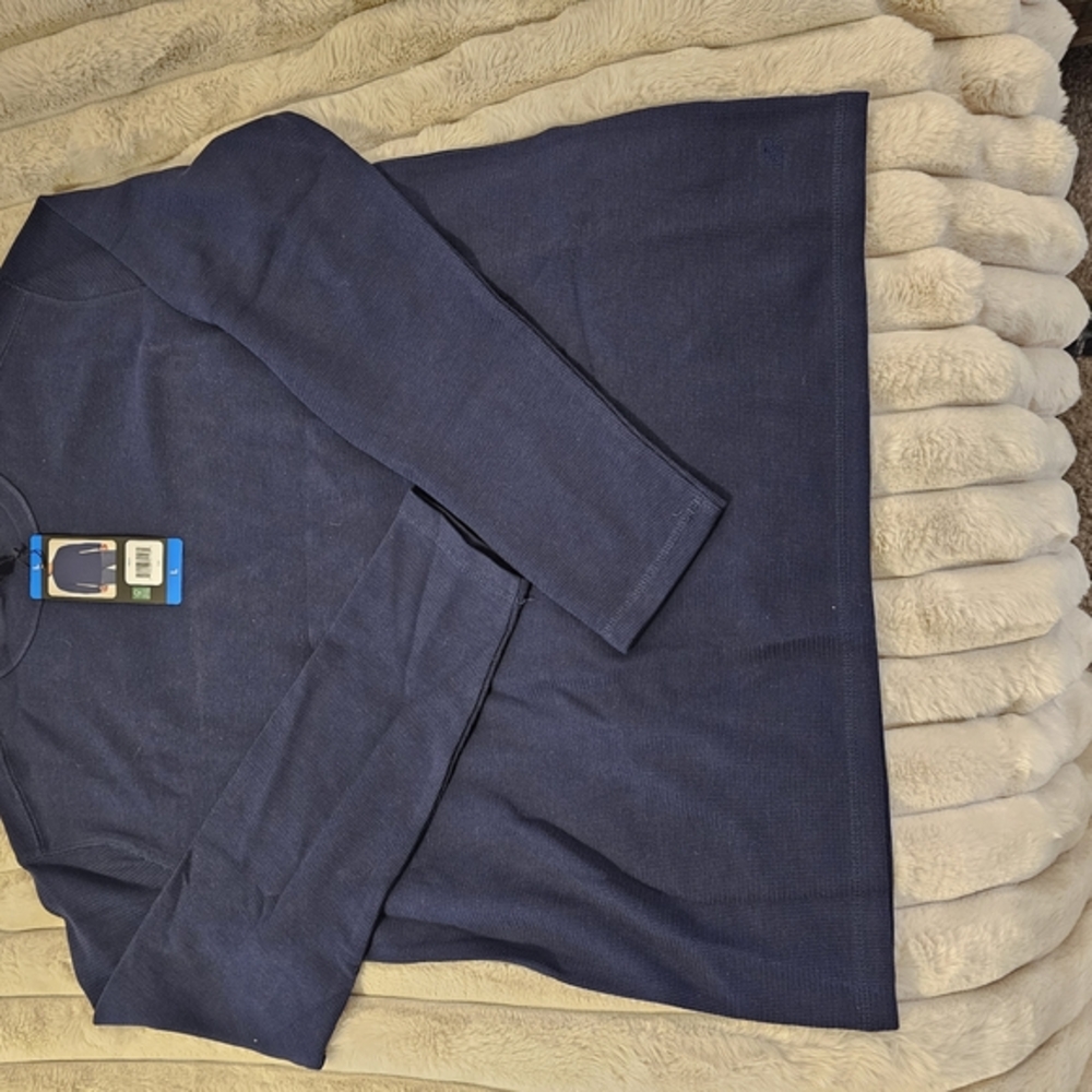 Banana Republic Navy Knit Crew Sweater
